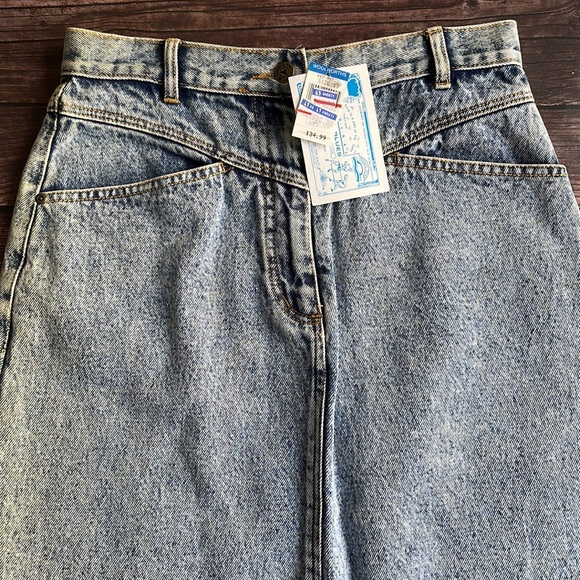 VINTAGE | Indiana Blues acid wash denim midi skirt - Picture 6 of 11